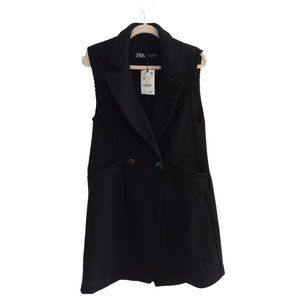 Zara Black Tweed Dress / Vest